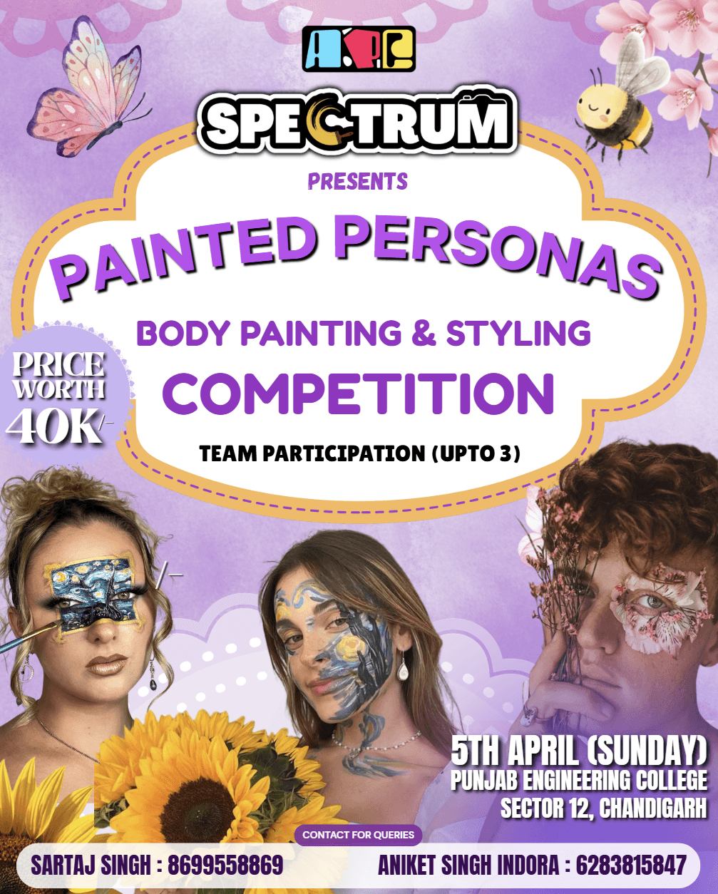 Painted Personas Poster